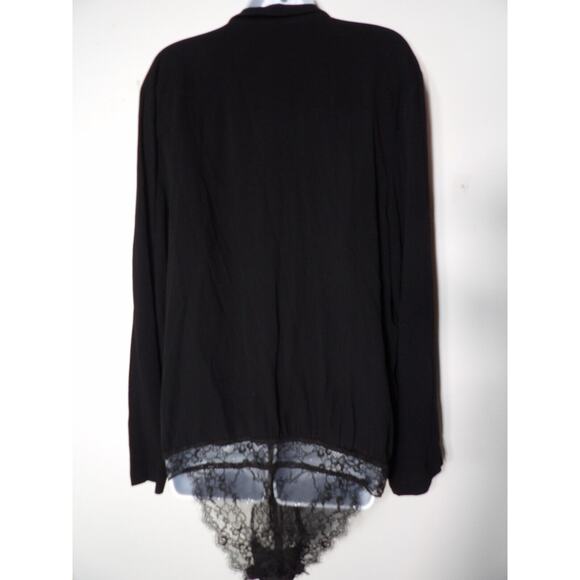 Free People Intimately Turnt Large Body Suit Deep V Crossover Black New NWT - Picture 15 of 15